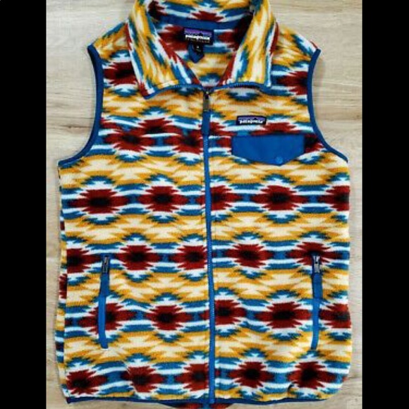 Patagonia vest ! Aztec ! Like brand new - Picture 2 of 5